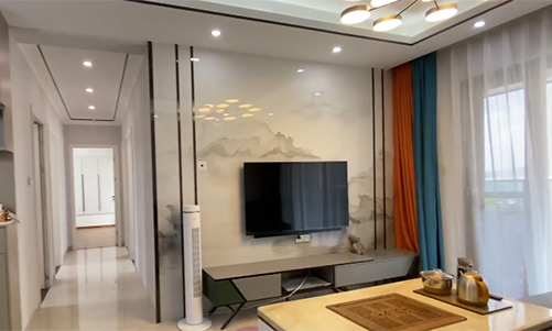 113平現(xiàn)代簡(jiǎn)約四居室完工實(shí)拍案例