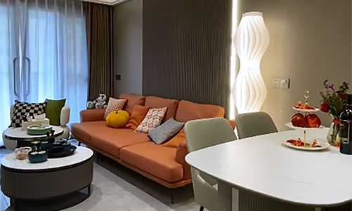 惠州新力城90平，奶油風(fēng)三室兩廳