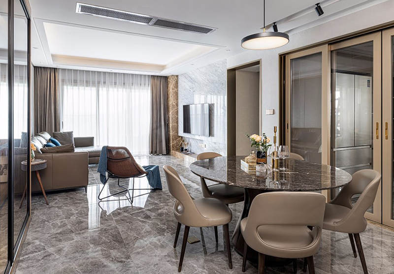 160平輕奢裝修案例，小年輕的最愛！