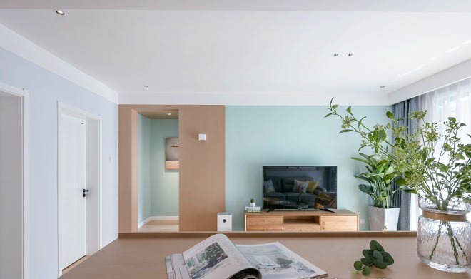 98平北歐風家裝案例，簡單實用最好！