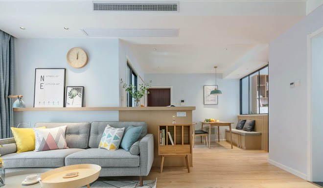 98平北歐風家裝案例，簡單實用最好！