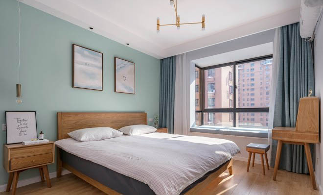 98平北歐風家裝案例，簡單實用最好！