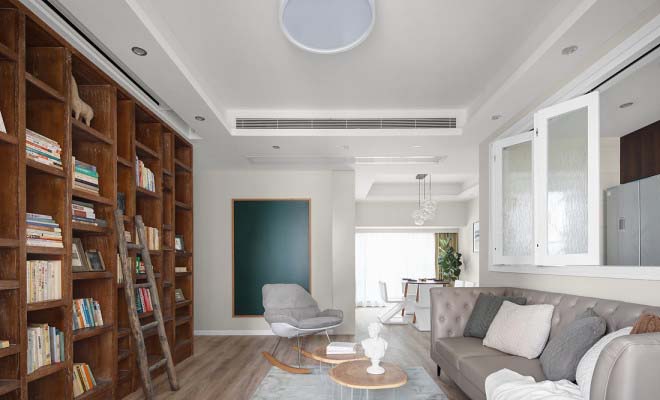 130平簡約風(fēng)家裝，將紛紛擾擾拋在腦后