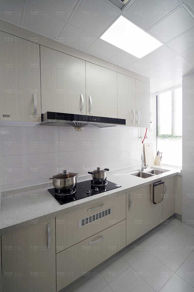 106平現(xiàn)代簡(jiǎn)約風(fēng)實(shí)拍圖，構(gòu)建清新宜居小窩