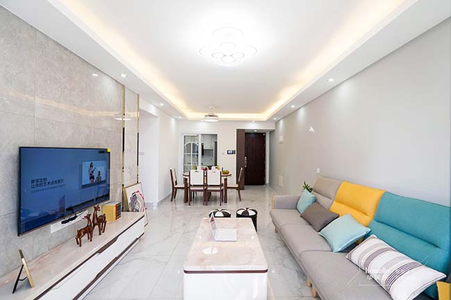 98平現(xiàn)代簡約風(fēng)實拍案例，樸實無華的宜家范！